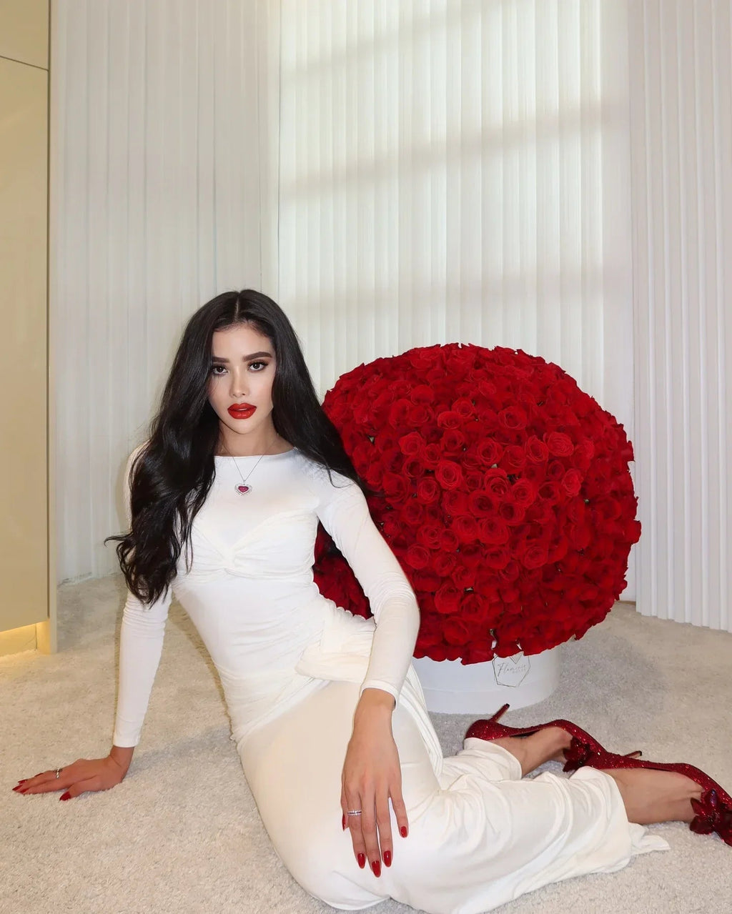 O-Neck Long Sleeve Robe Fashion Maxi Dress