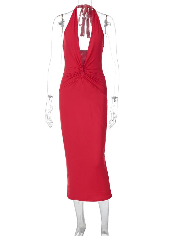 White Mesh Spaghetti Strap Hollow Party Dress