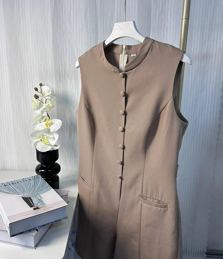 Halter V Neck Backless Slim Party Dress