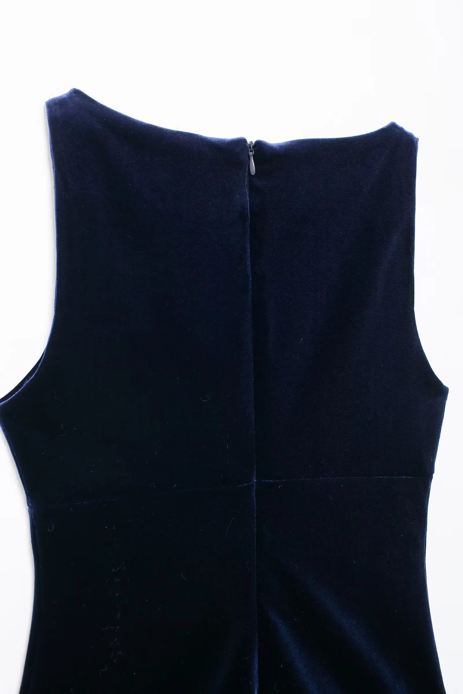 Bow Crew Neck Sleeveless Elegant Mini Dress