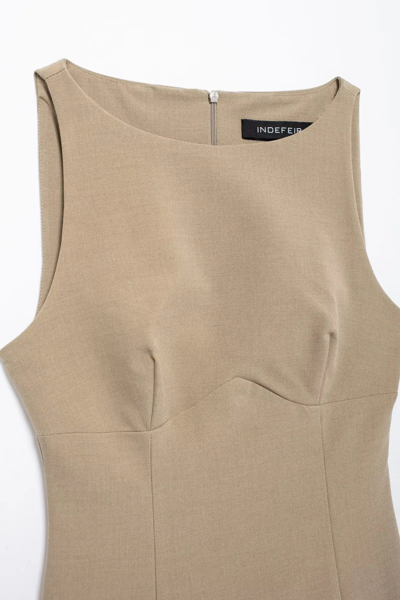 Bow Crew Neck Sleeveless Mini Party Dress
