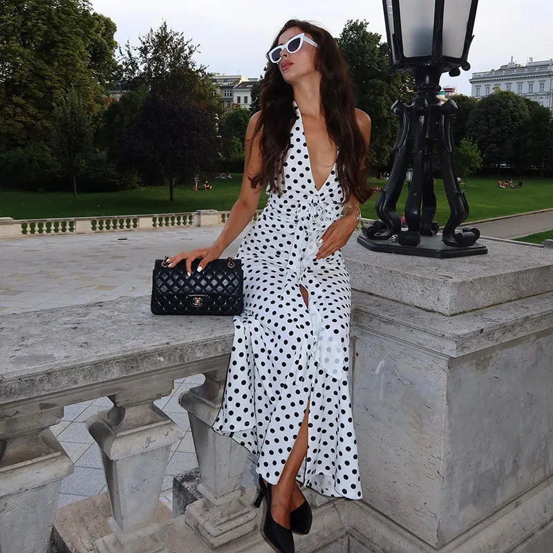 Oblique Shoulder Backless Draped Party Dress