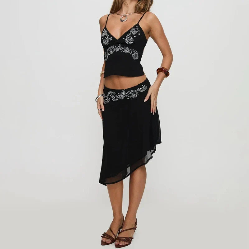 Floral Backless Tie Up Hem Midi Dress