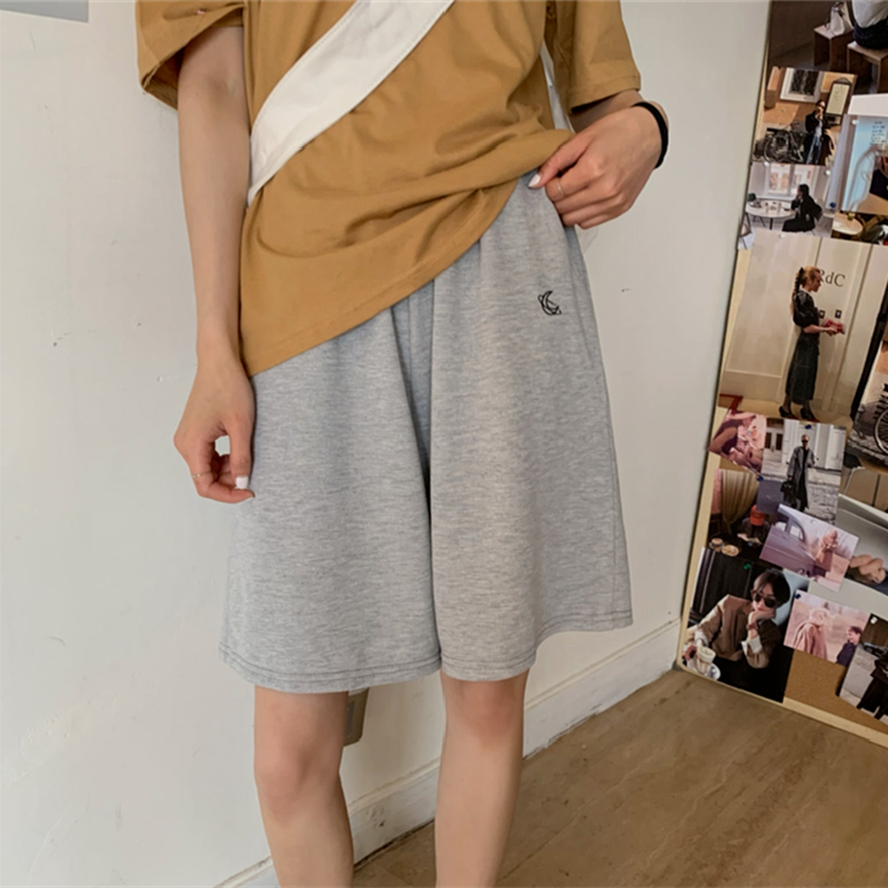 Embroidery Wide Leg Harajuku Simple Short