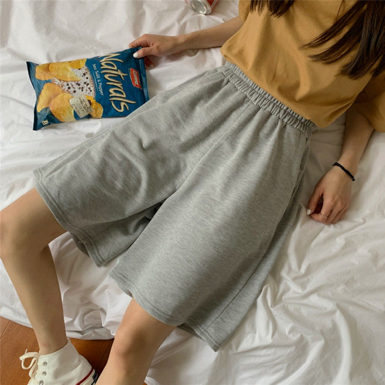 Embroidery Wide Leg Harajuku Simple Short