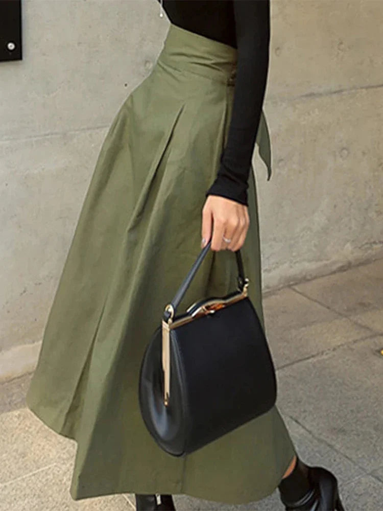 Korean Swing Bow Slim Wild Skirt