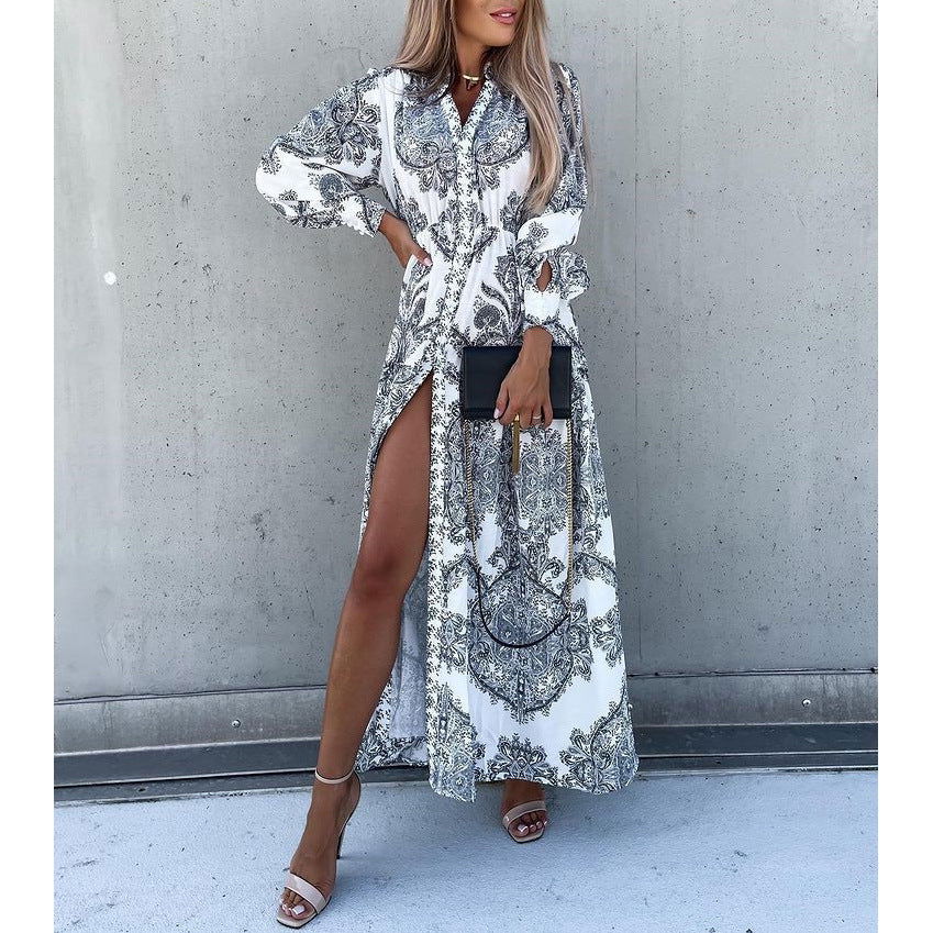 Loose Bohemian Vacation Maxi Dress