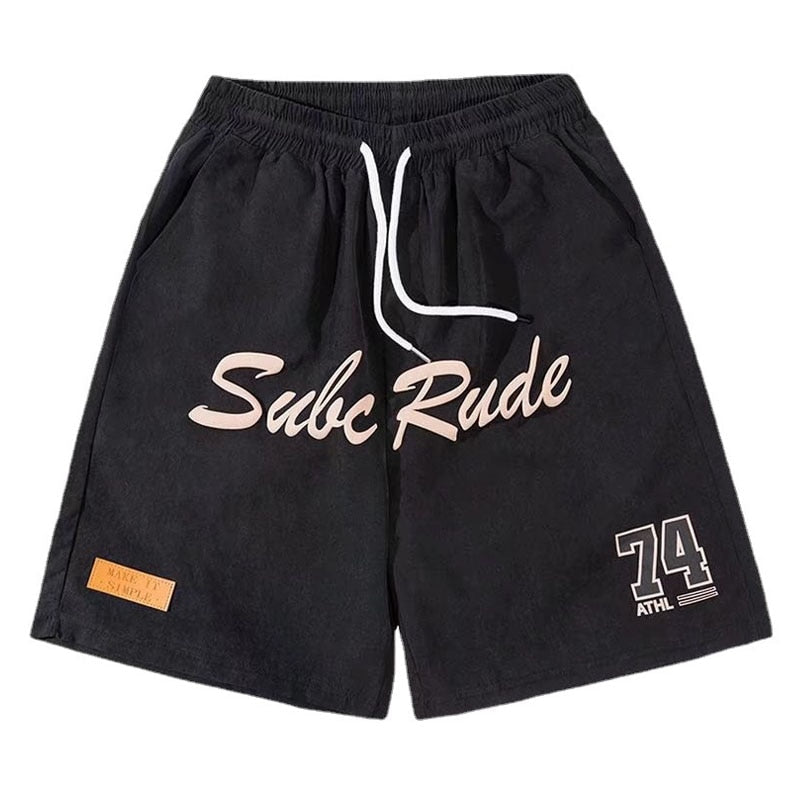 Hip Hop Cargo Letter Street Casual Short