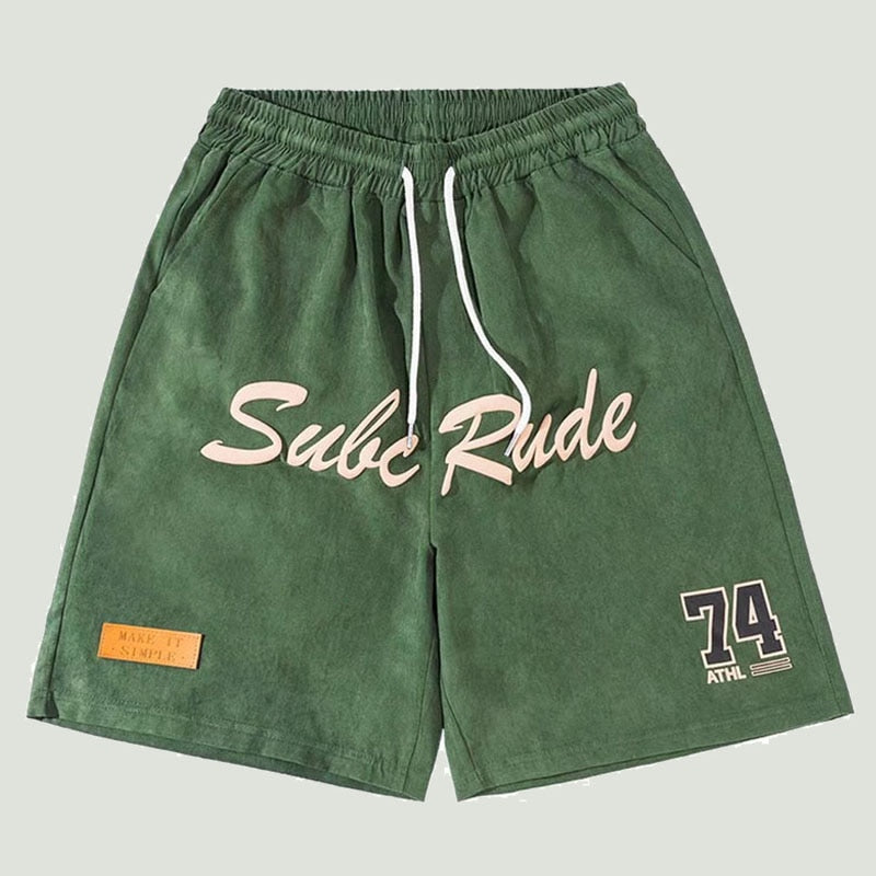 Hip Hop Cargo Letter Street Casual Short