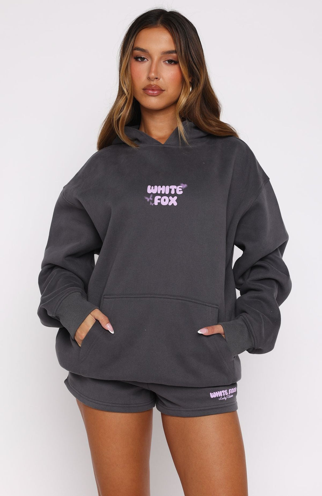 Lucky Thirteen Stephanie Oversized Volcanic Hoodie