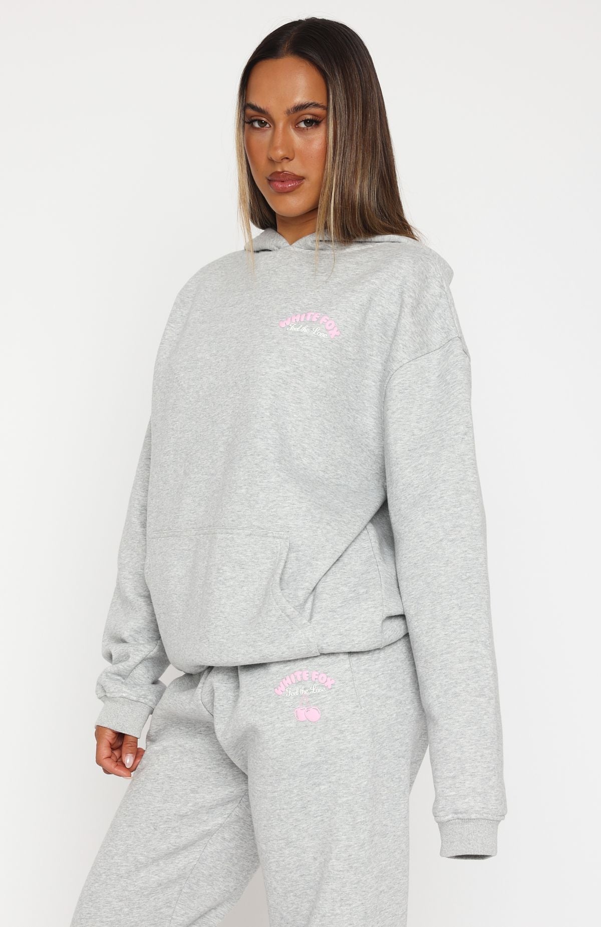 Love Me Tender Dark Grey Marle Hoodie