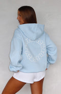 Take A Guess Baby Blue Hoodie