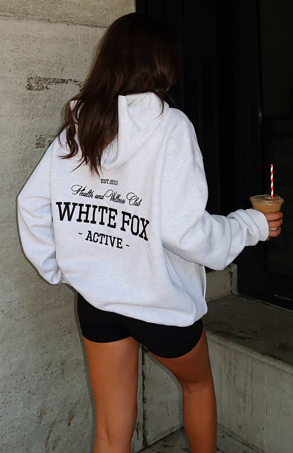Taking Sides Oversized Grey Marle Hoodie