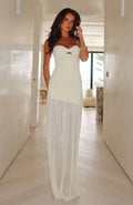Lemon True Love Elegant Maxi Dress
