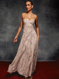 Chiffon Long A-Line Bodycon Party Maxi Dress