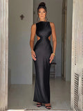 Perspective Lace Slim Bodycon Off Shoulder Maxi Dress