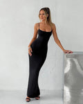 Spaghetti Strap Backless Slim Bodycon Summer Maxi Dress