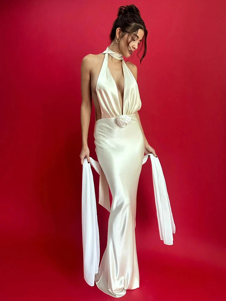 Sparkle Glitter Bodycon Spaghetti Strap Party Maxi Dress