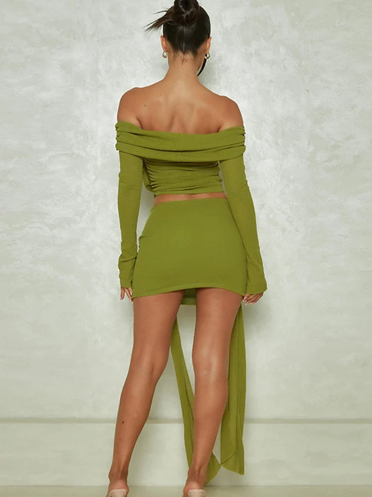 Tassel Strapless Bodycon Winter Mini Dress