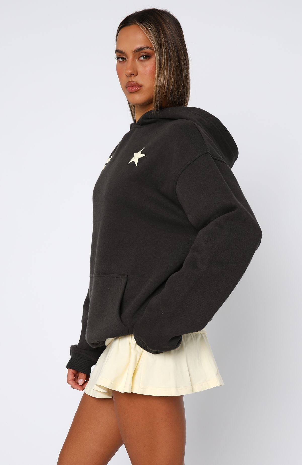 From Archives Charli Oversized Charcoal Hoodie