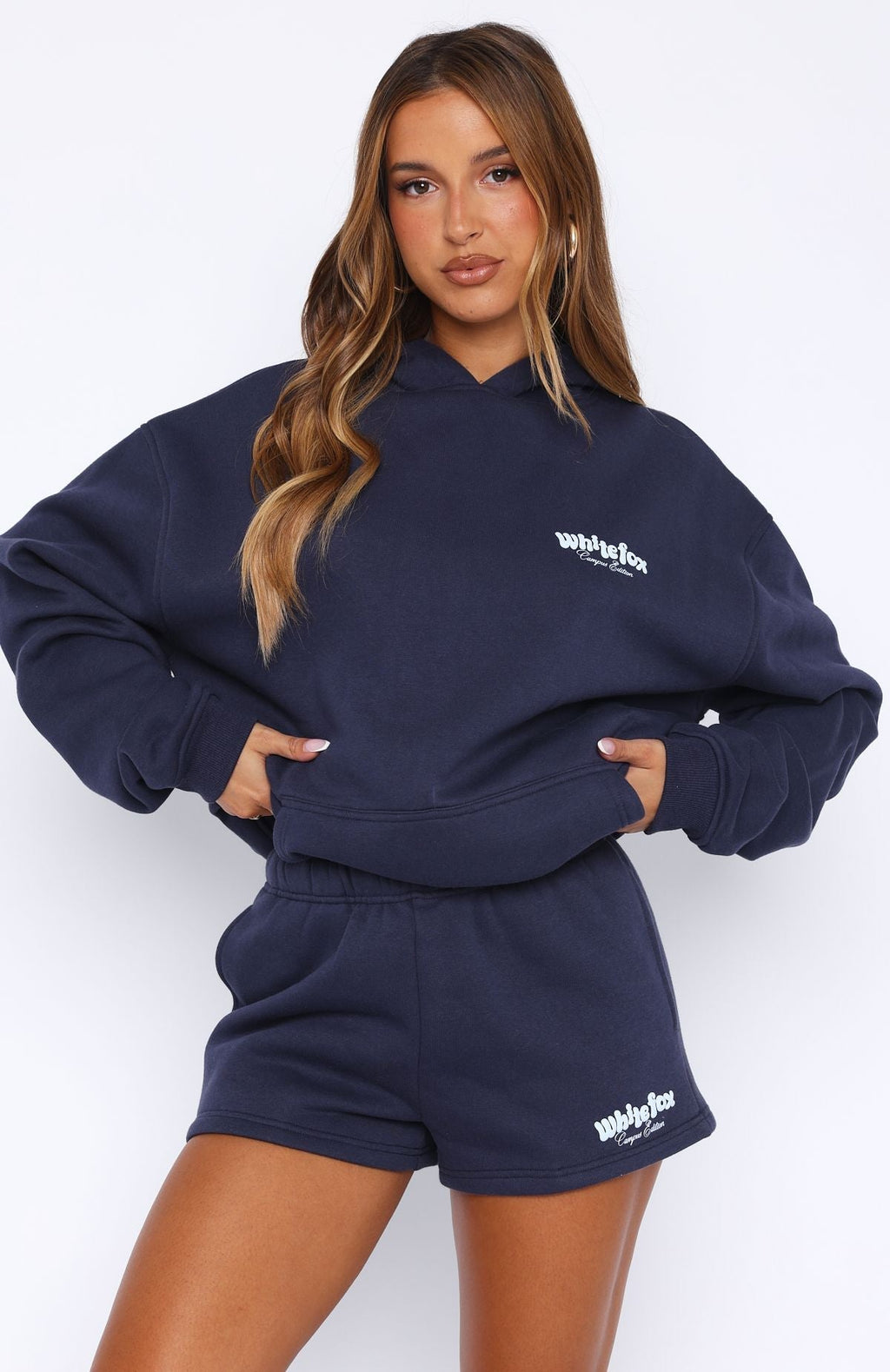 Navy High Above Lounge Short