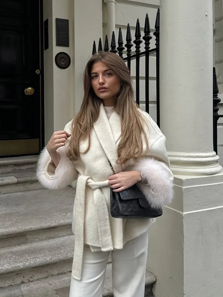 Ivory Removable Lace Coat