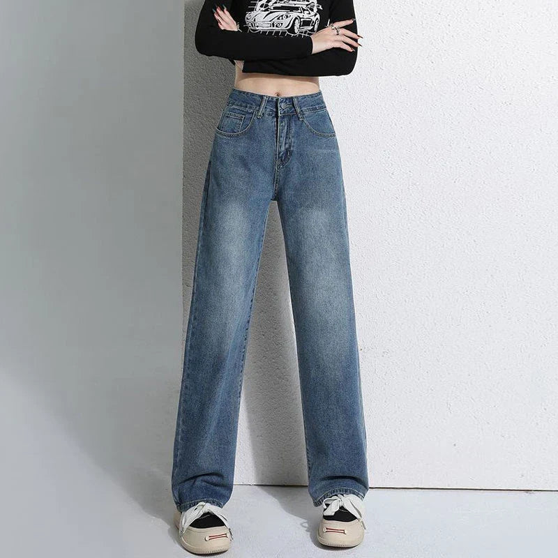 Wide Leg Loose High Waist Relaxed Street Jean
