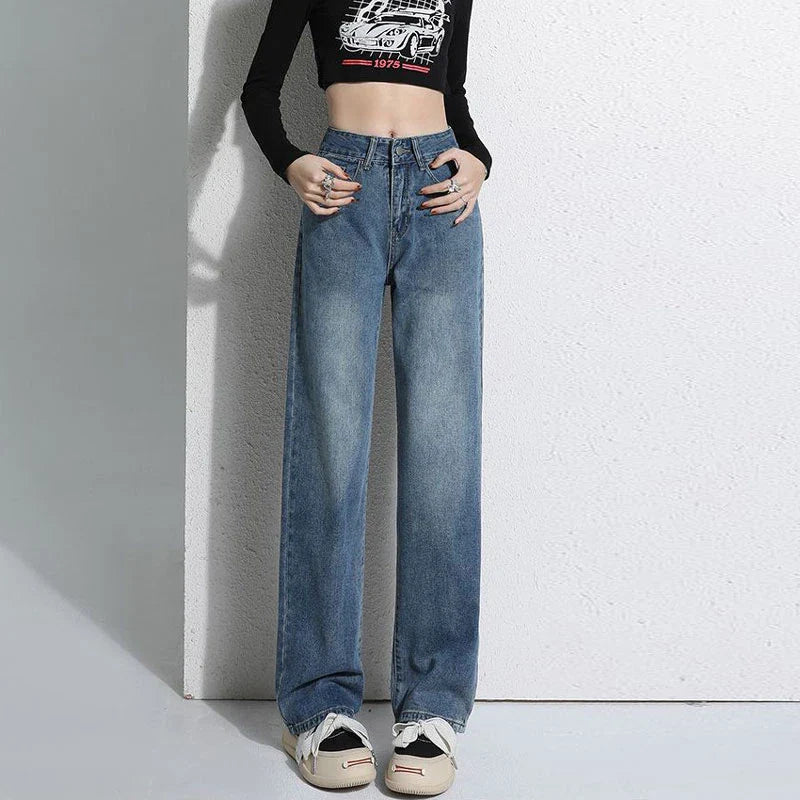 Wide Leg Loose High Waist Relaxed Street Jean