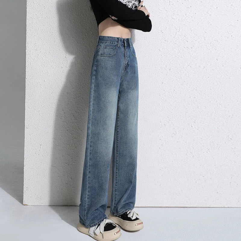 Wide Leg Loose High Waist Relaxed Street Jean