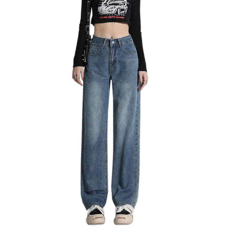 Wide Leg Loose High Waist Relaxed Street Jean