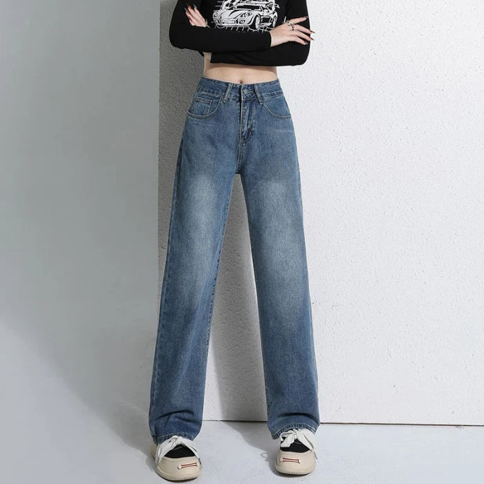 Wide Leg Loose High Waist Relaxed Street Jean