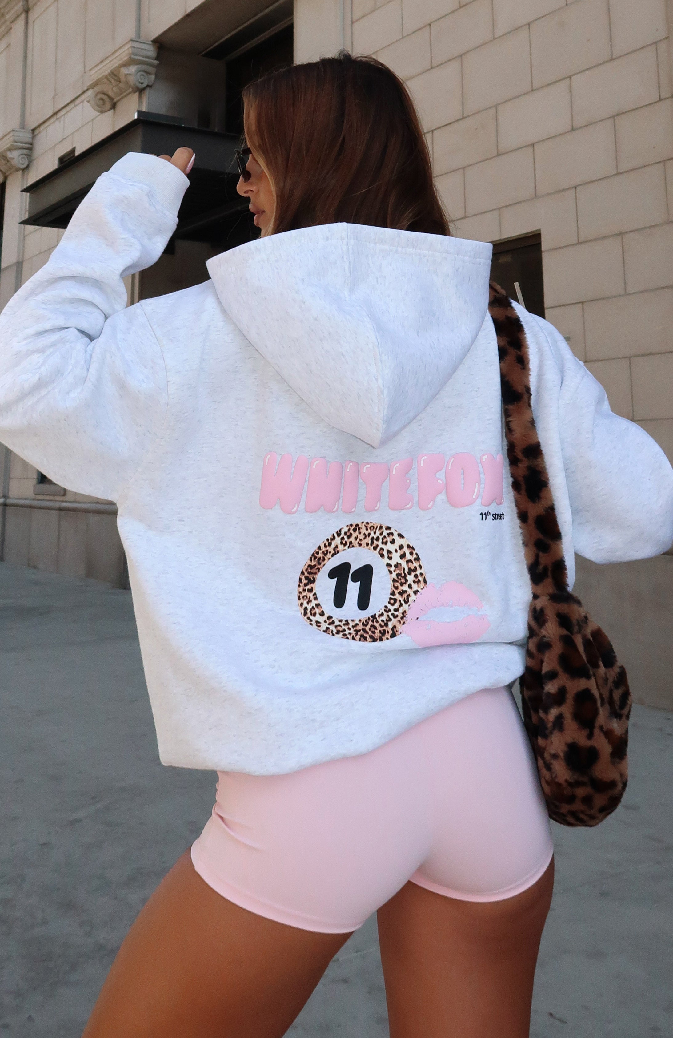 11th Street Lucky Leopard Splice Hoodie