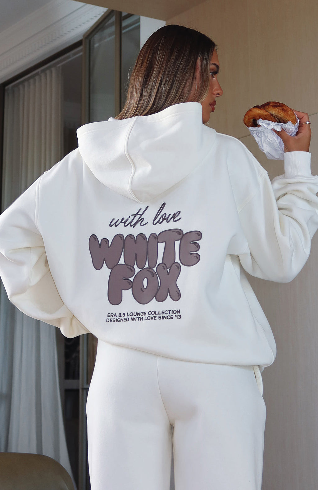 With Love Always Cream Hoodie