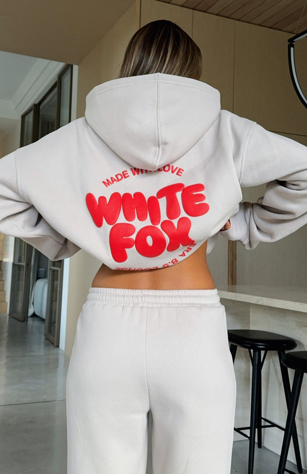 With Love Oversized Moon Hoodie