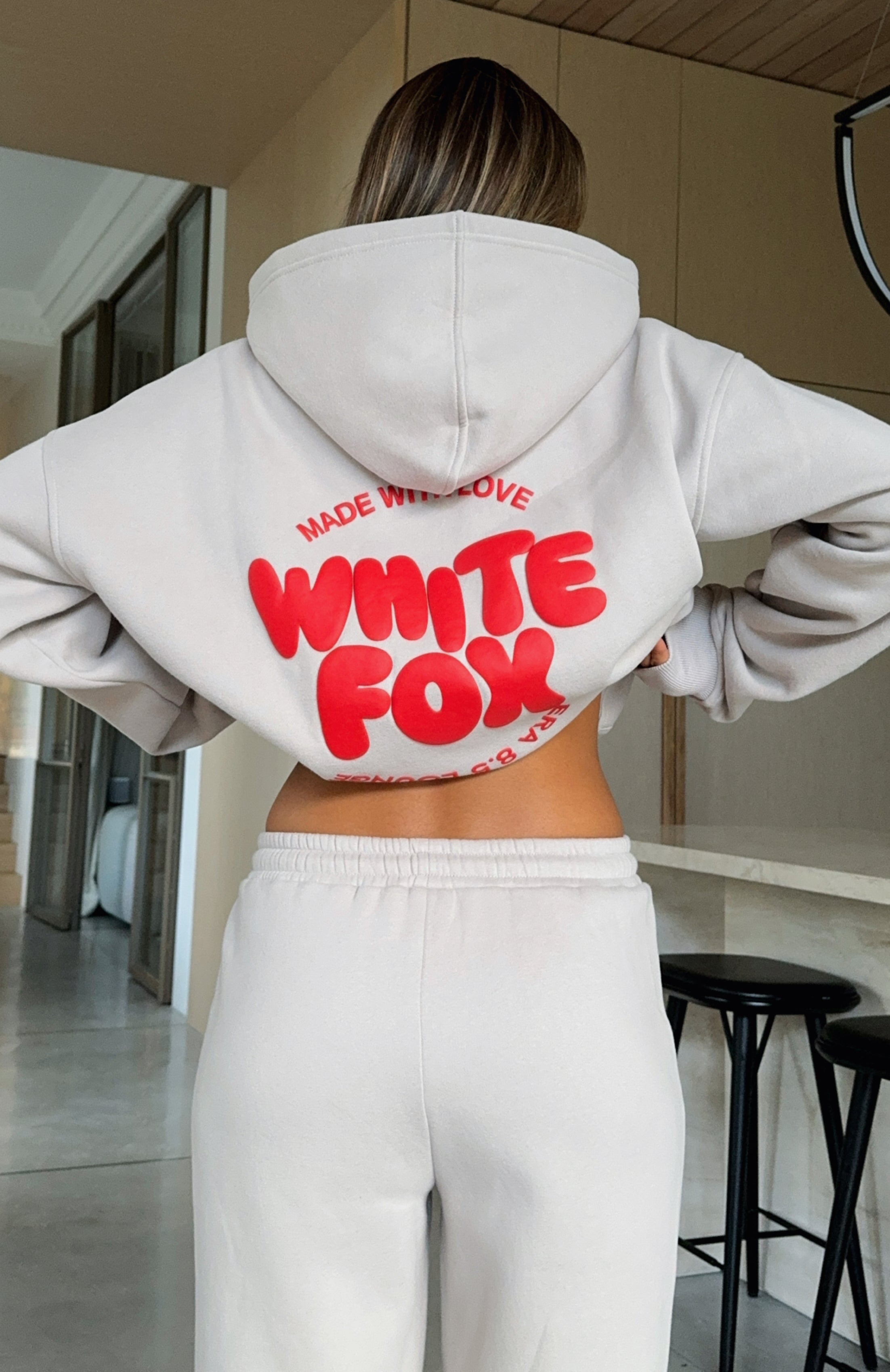 With Love Oversized Moon Hoodie