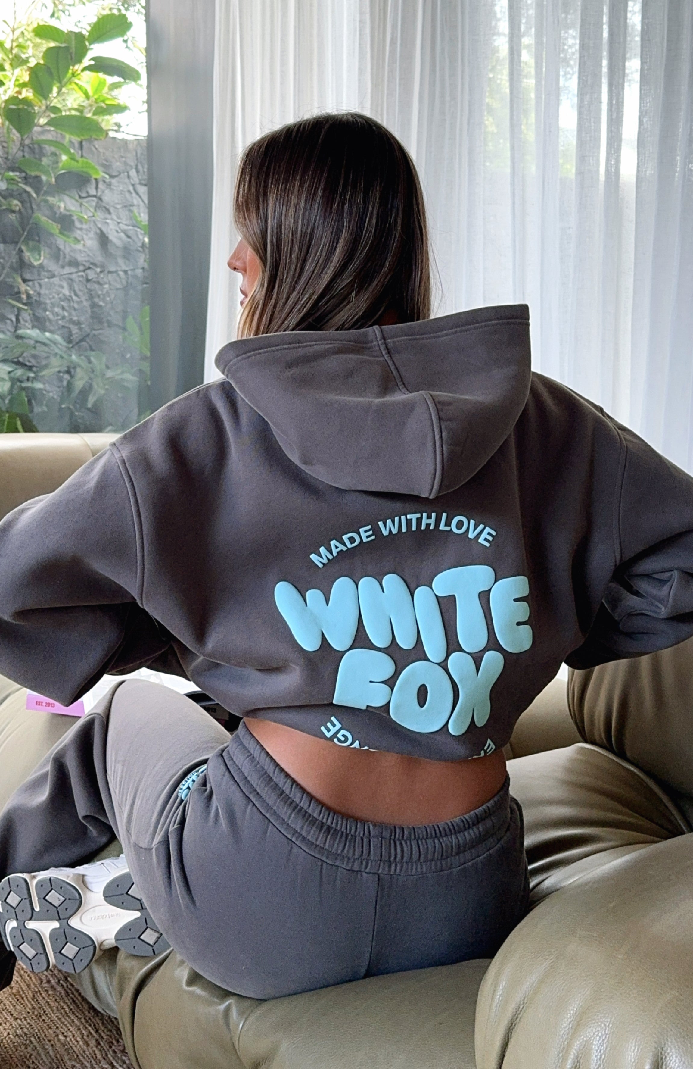 With Love Oversized Volcanic Hoodie