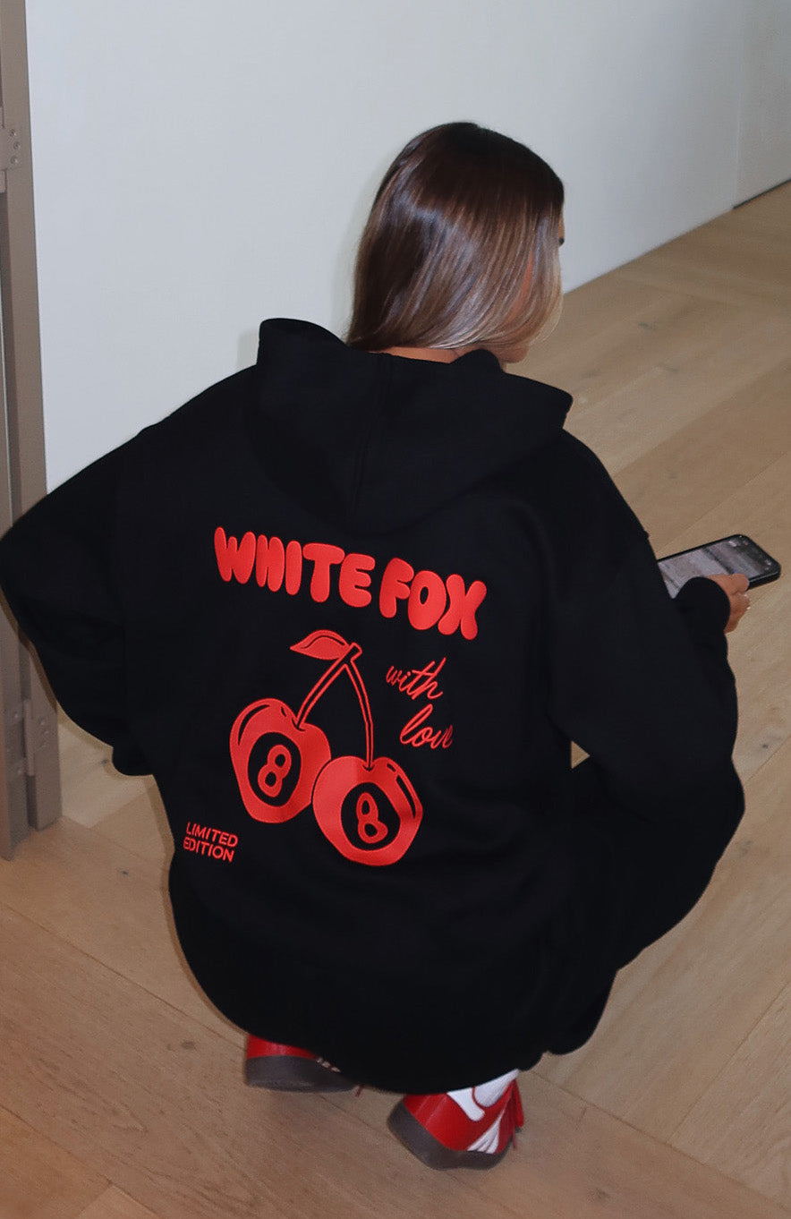 With Love Moment Black Hoodie