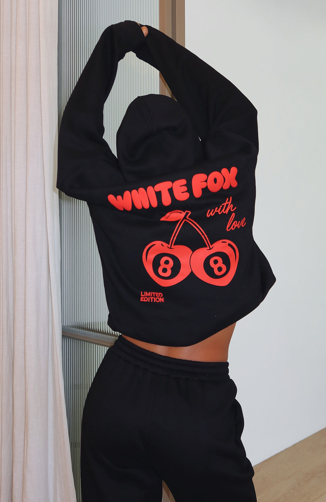 With Love Moment Black Hoodie