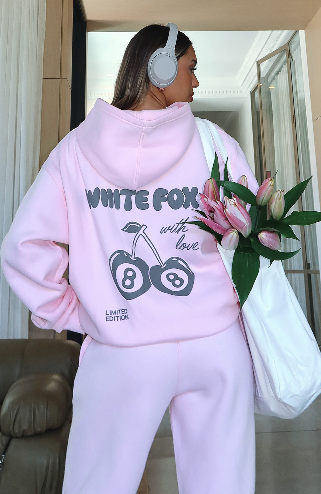 With Love Moment Pink Hoodie