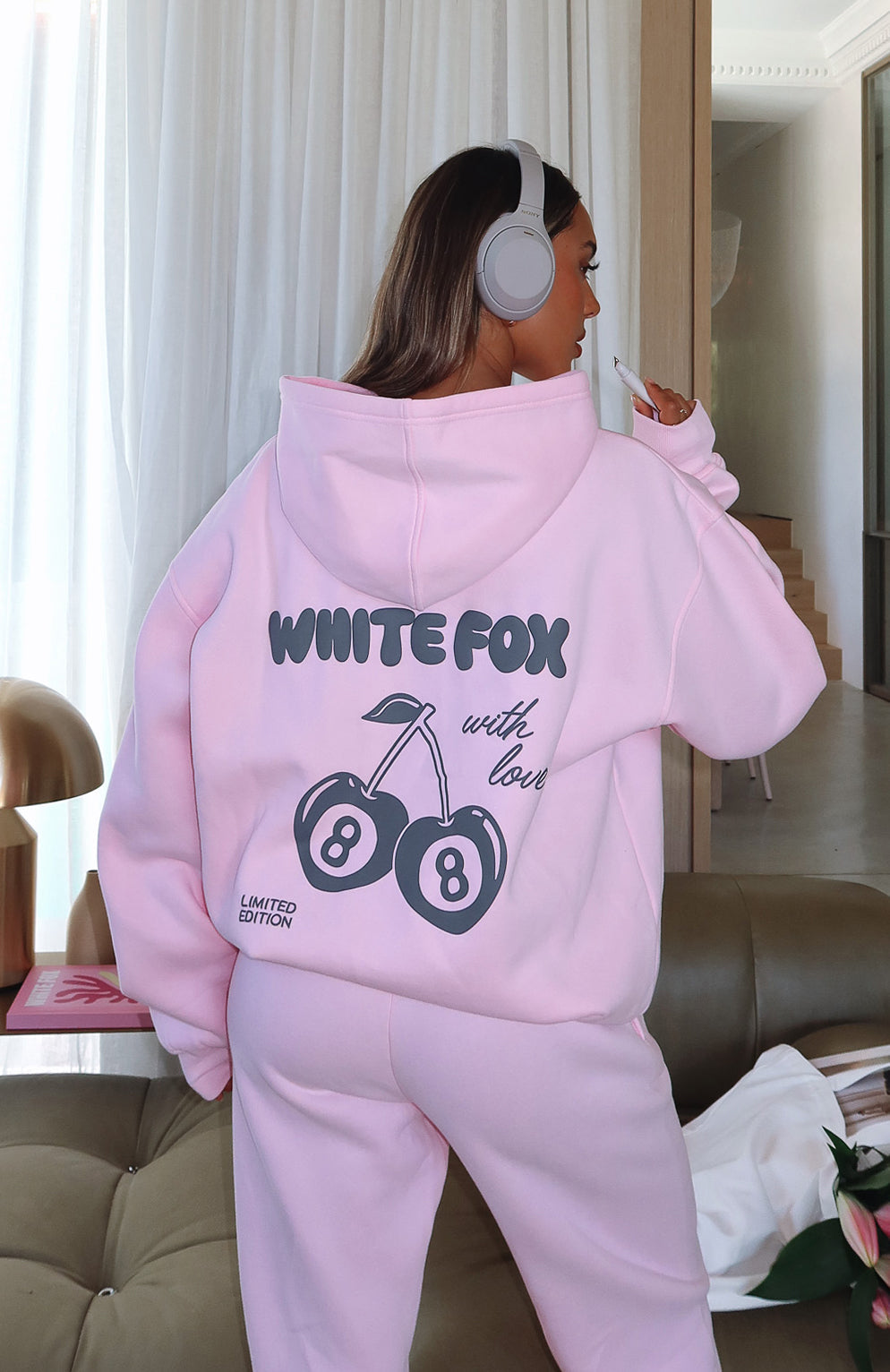 With Love Moment Pink Hoodie