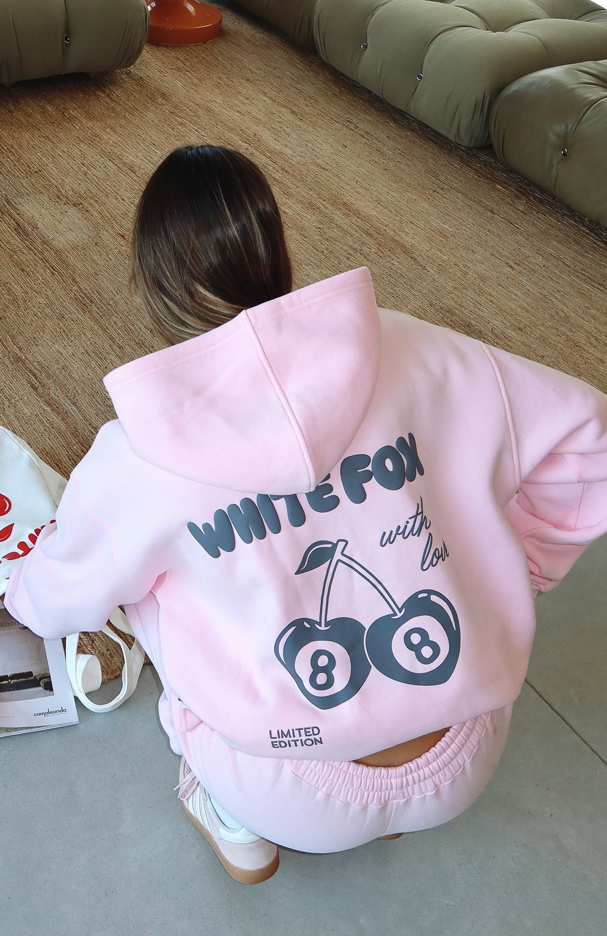 With Love Moment Pink Hoodie