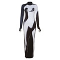 Gradient Stretchy Bodycon Maxi Dress