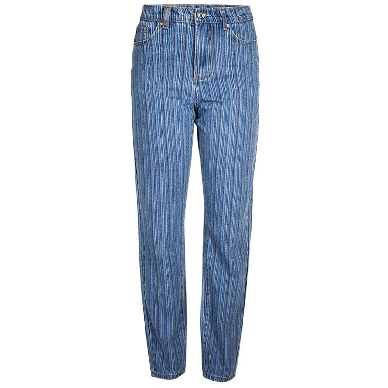 Basic High Waist Straight Jean