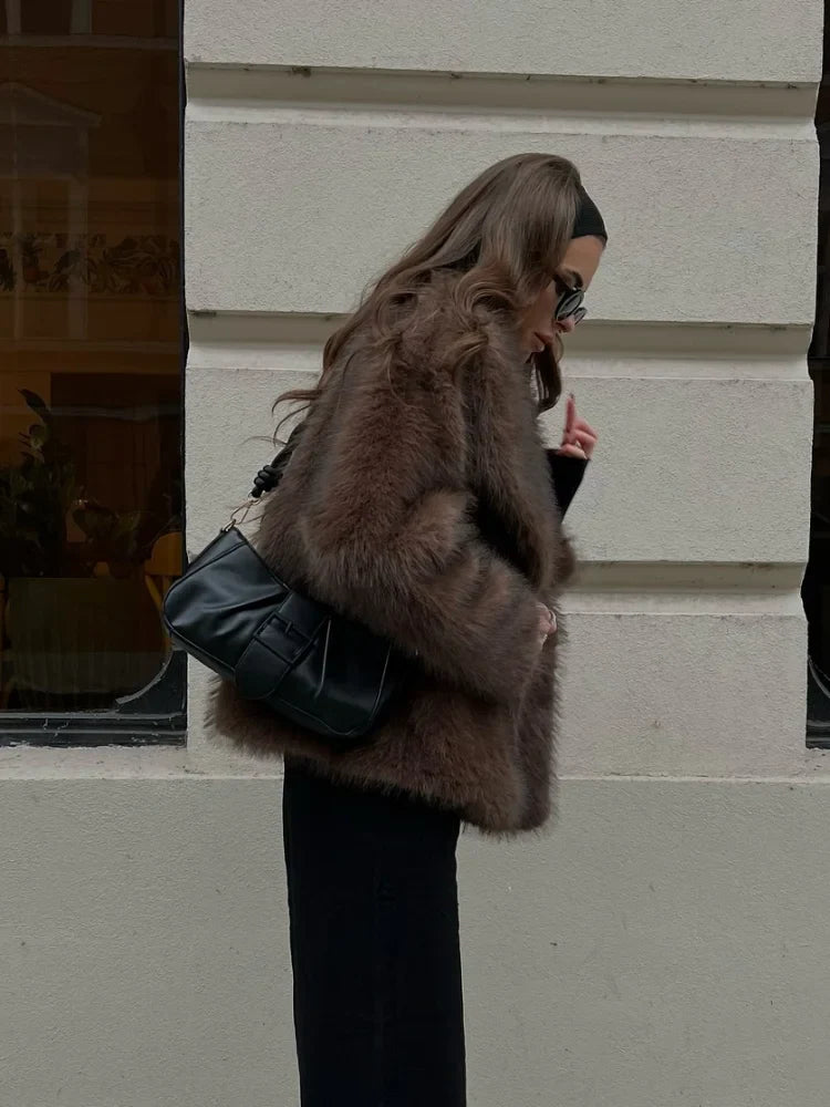 Relaxed Thick Soft Warm Coat