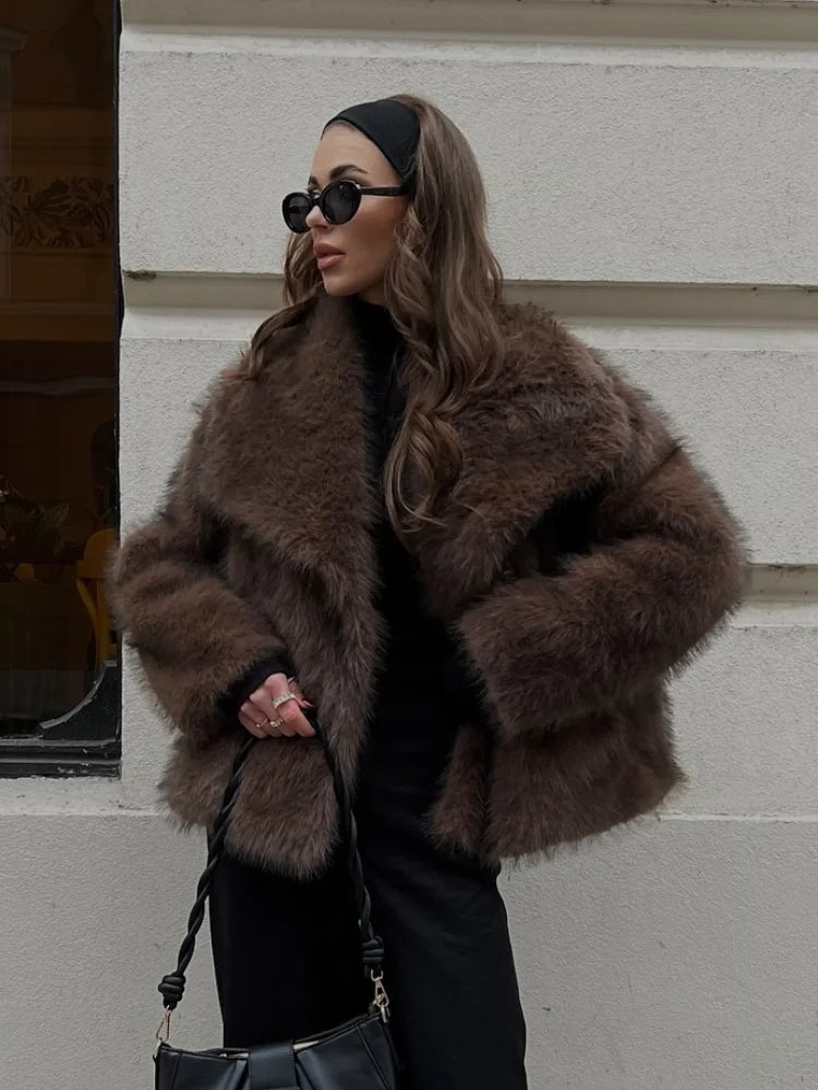 Relaxed Thick Soft Warm Coat