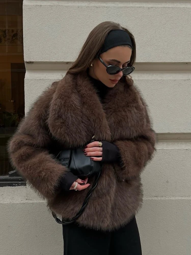 Relaxed Thick Soft Warm Coat