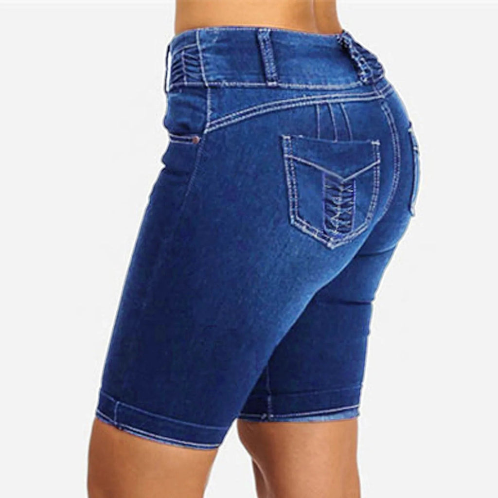 Denim High Waist Casual Chic Summer Short