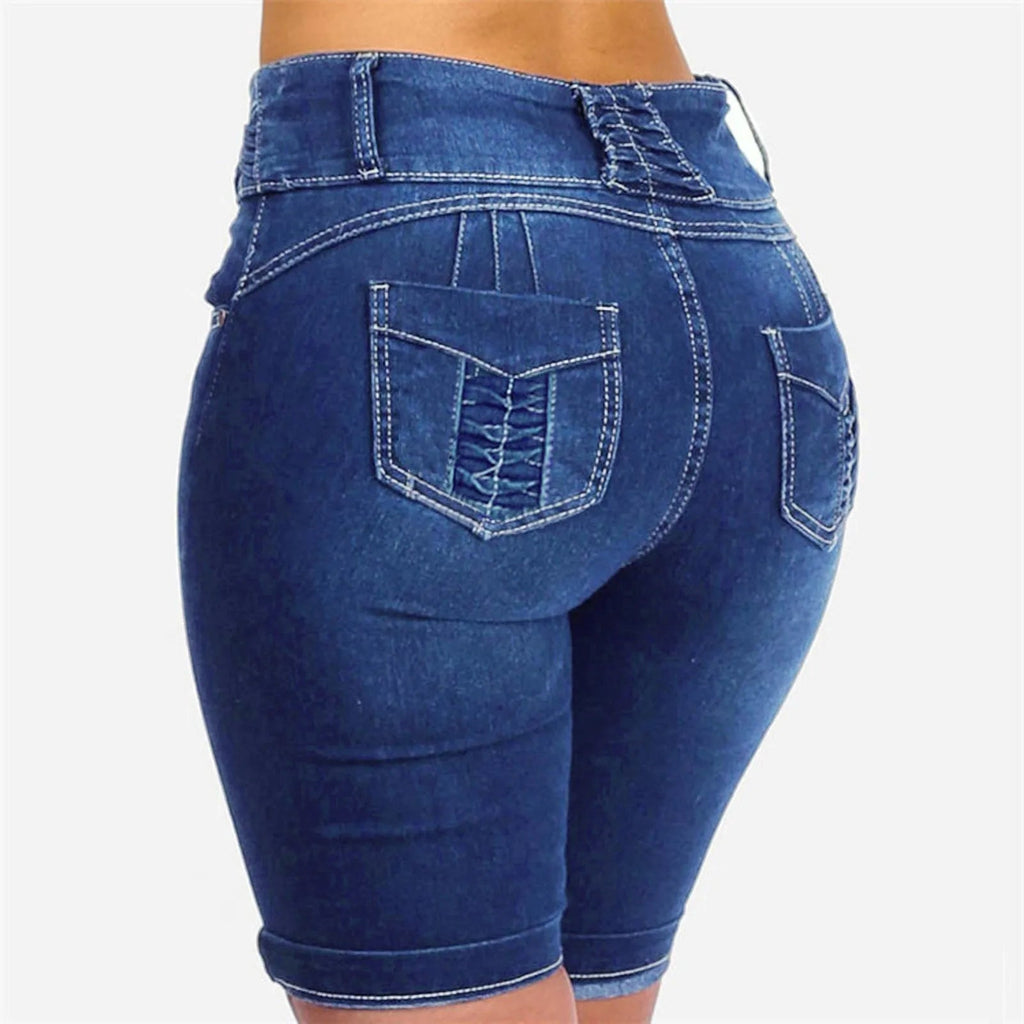 Denim High Waist Casual Chic Summer Short