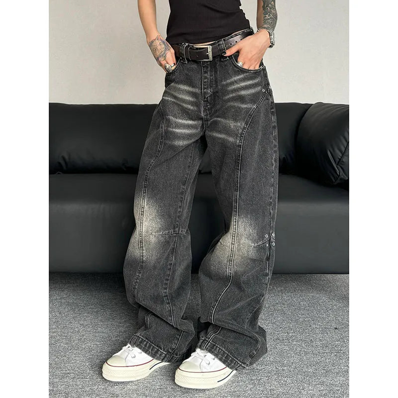Oversized Y2K Casual Street Denim Jean