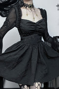 Short Flared Gothic Dress